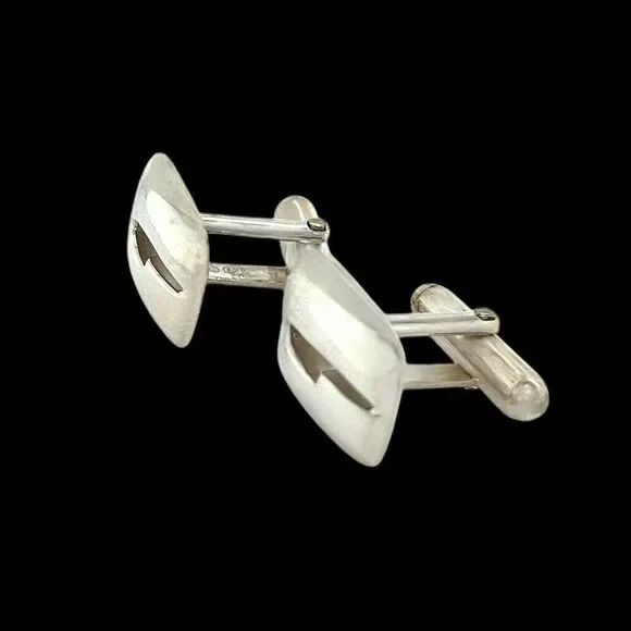 Gucci Estate Mens Cufflinks Sterling Silver G39